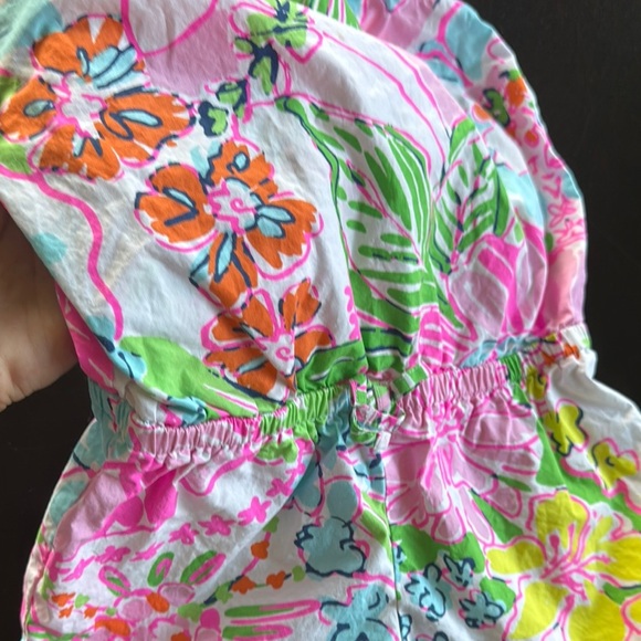 Lilly Pulitzer for Target Pink and Green Romper Tropical Delight - Picture 3 of 4